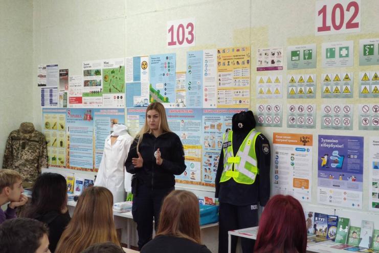 В Кілії на базі освітнього закладу відкрито перший «Клас безпеки»